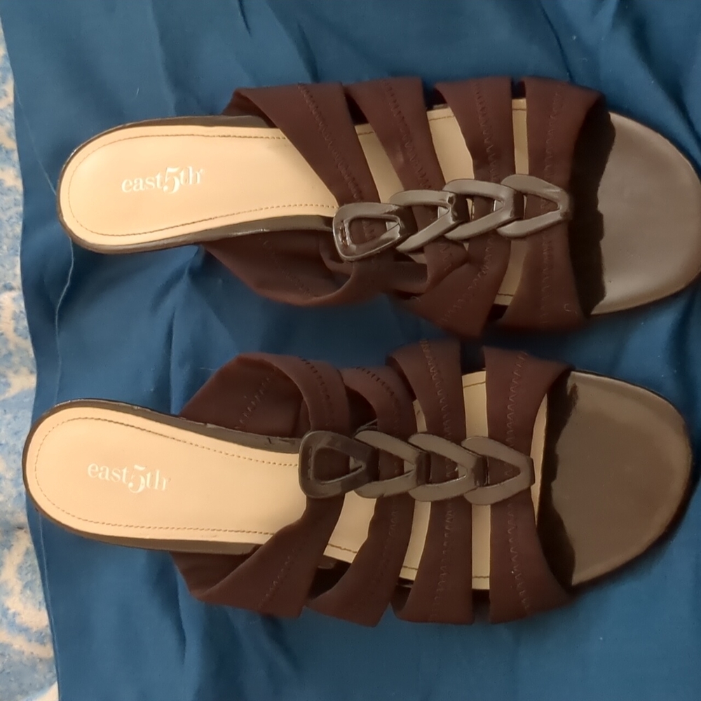 High heel sandals by East 5th. Very comfortable to wear size 9 and 1/2